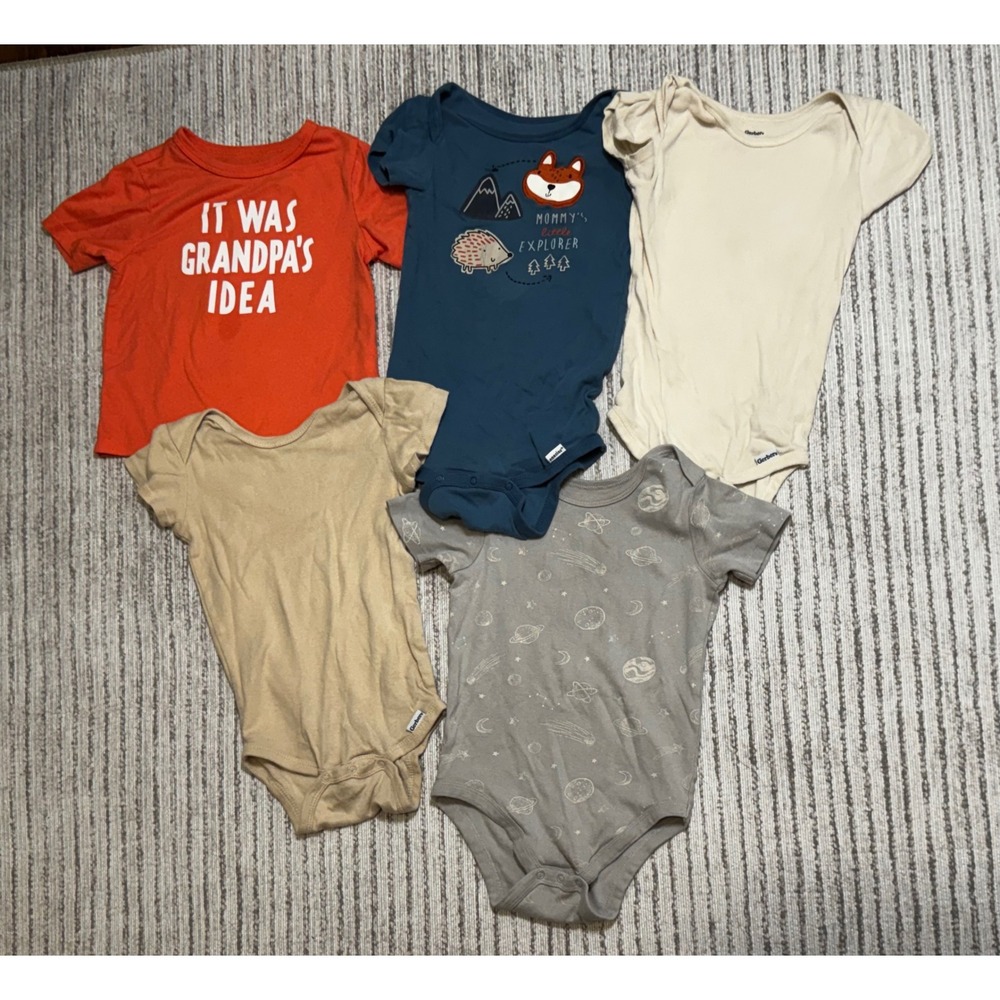 Toddler Bodysuit Bundle 24M 2T Gerber Member's Mark Children's Place 5 Pc